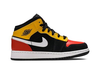 Nike Air Jordan 1 Mid SE GS 'Amarillo Team Orange' BQ6931-087-image