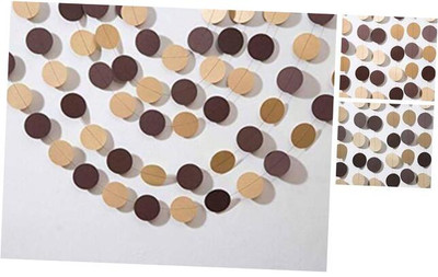 Boston Creative Company Kraft & Brown Garland Brown Party Decor Paper Garland -image
