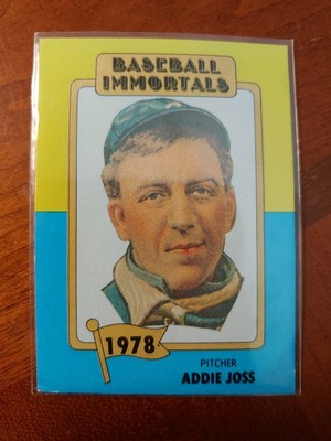 1980 TCMA Baseball Immortals Addie Joss #164 Cleveland Indians 1st Printing HOF-image