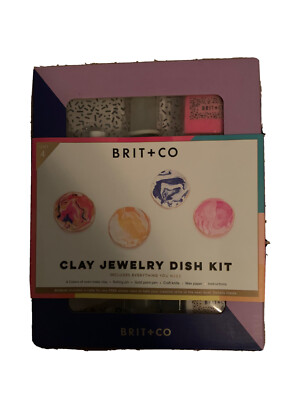 New Creative Clay Jewelry Dish Kit Brit + Co -image