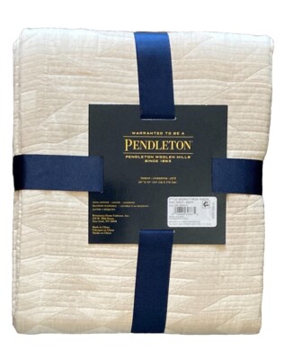 Pendleton Throw Blanket 50”x70” Moonlight Mesa Birch 100% Cotton NWT-image