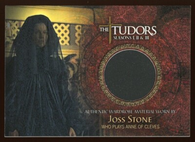 2011 Breygent Marketing The Tudors: Seasons 1-2-3 Joss Stone Wardrobe Card /200-image