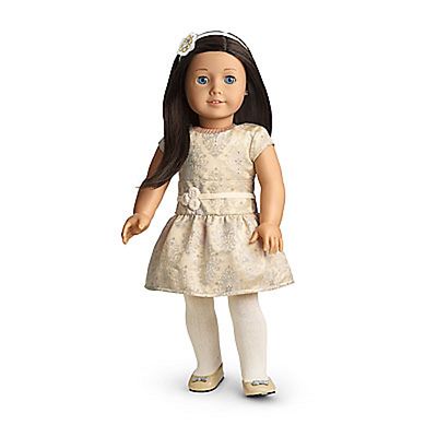American Girl Holiday Brocade Dress NIB Christmas No Doll Courtney Joss Kira-image