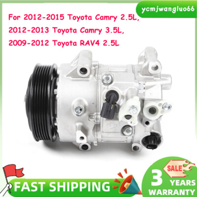 AC Compressor & Clutch For 2012 2013 2014 2015 Toyota Camry 2.5L/3.5L 6512815 US-image