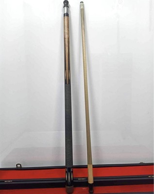 Joss billiard cue with case vintage from Japan-image