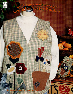 Just Be Cuz Couisins Design Creative Vests Patterns Darrow Productions vintage-image