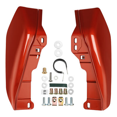 Mid Frame Deflectors Fit For Harley Touring Road Glide 2009-2024 Sunset Orange-image