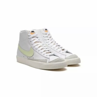 Nike Blazer Mid 77 Vintage White Barely Volt CZ1055-108 Retro Women's Size 10.5-image