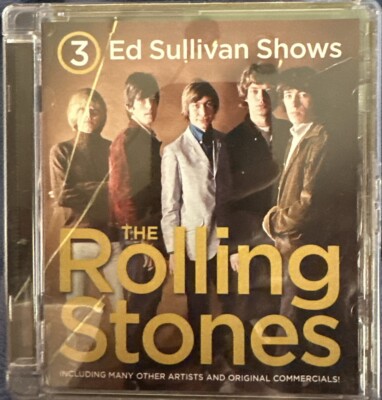 The Rolling Stones / 3 Ed Sullivan Shows (DVD,  Satisfaction, Ruby Tue) LIKE NEW-image