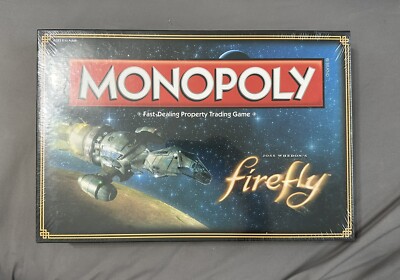 NEW Monopoly Firefly Board Game Joss Whedon Complete Sealed-image