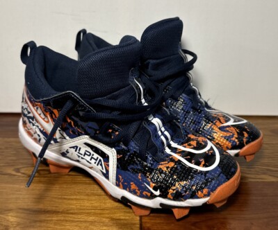 Nike Russel Wilson X ALPHA MENACE 3 SHARK GS Denver Broncos Cleat Size 4Y-image
