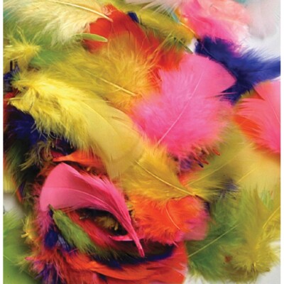 Creativity Street Feather Fluffs Bright Colors 14 Gram Package-image