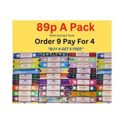 Satya Incense Nag Champa Insence Sticks Joss Mix & Match Scents-image