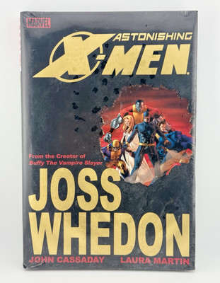 ASTONISHING X-MEN Vol 1  JOSS WHEDON Hardcover NEW SEALED Marvel Comics 2006 OOP-image