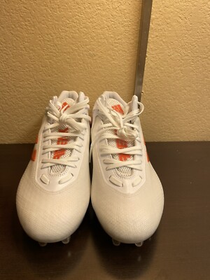 Adidas SM Freak Mid Football Cleats White Orange FX1311 Men Size 10.5-image