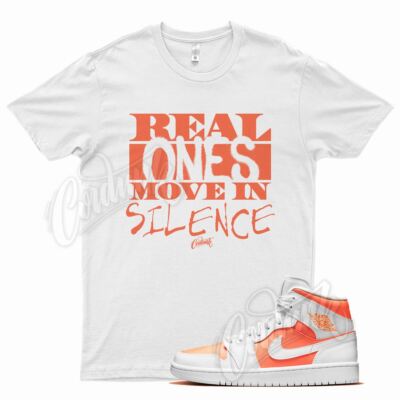 White REAL Shirt for J1 1 Mid Bright Citrus Orange 11-image