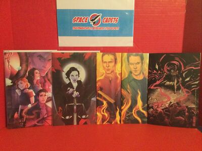 Lot Of 5 Boom Studios Comics Hellmouth #1-5 Joss Whedon 1st Buffy Angel Event-image
