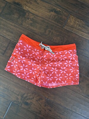 Patagonia Shorts Womens Orange Baggies Hiking Outdoors Size 8-image