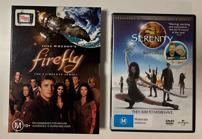 Firefly Complete Series & Serenity Movie (DVD, 2002) PAL R4 Joss Whedon Sci-fi-image