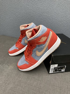 Size US 8 - Air Jordan 1 Mid Denim DM4352-600-image