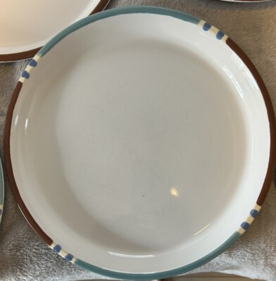 7 Dansk Mesa White Sand Dinner 10.5” Plates-image