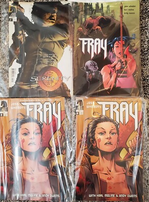 Joss Whedon's Fray #8 X2, Fray Book, Serenity #2 Dark Horse-image