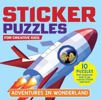 STICKER PUZZLES; ADVENTURES IN WONDERLAND: For Creative Kids [1] , Gakken early -image