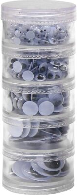Creativity Street Storage Stacker Wiggle Wiggly Eye, Assorted Size, 560 per... -image