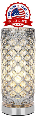 Lamparas De Mesa Luces Elegante Modernas Cristal Para Sala Dormitorio Cocina NEW-image