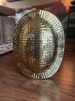 Joss & Main Gold Metallic Turtle Vase, 12