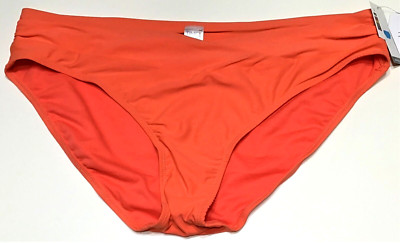 Size 2X - NWT Time and Tru orange mid-rise swim bottoms $17 tag (#33)-image