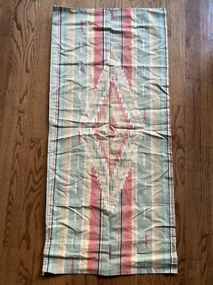 Vtg Ralph Lauren Mesa Aqua Southwest King Pillowcase (1) - EUC-image