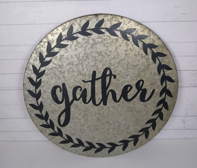 Gather Metal Sign 14