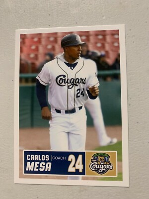 Carlos Mesa Card 2018 Kane County Cougars Team Card-image
