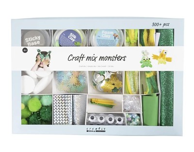 300 Pcs Creative Craft Kit Monsters Multi Color-image