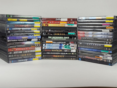 Lot Of 20+ Superhero DVDs Marvel MCU DC Batman Superman Avengers Hellboy *AS IS*-image