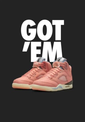 Nike Air Jordan 5 V DJ Khaled Crimson Size 11.5-image