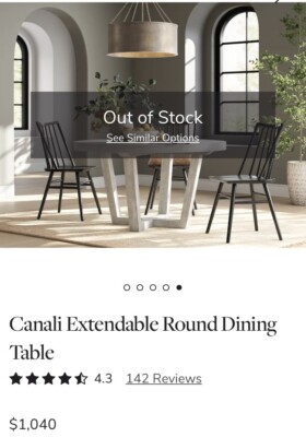 Canali Extendable Round Dining-image