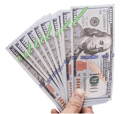 50 PCs Ancestor Money USD Joss Paper Money Ancestor Money to Burn Hell Bank Note-image