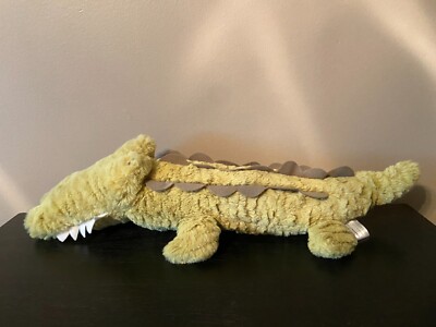 Creative Co-Op Alligator Crocodile Soft Plush Toy-image