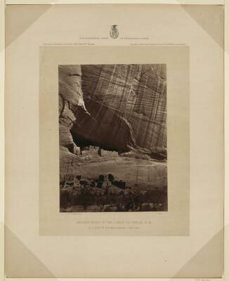 Ancient Ruins,Canon de Chelle,Anasazi Ruins,White House,Arizona,AZ,1873-image