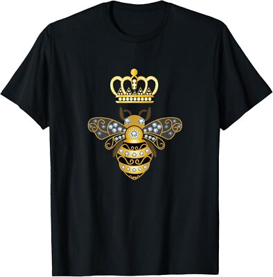 Creative T Shirts Co. Queen Bee Shirt, Honey Bee Shirt, Vintage T-Shirt Hoodie-image