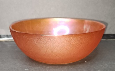 Imperial Glass Carnival Glass Marigold Bowl 7 1/2