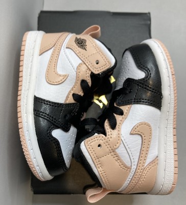 Air Jordan 1 Mid TD Size 4C White/Arctic Orange/Black-image