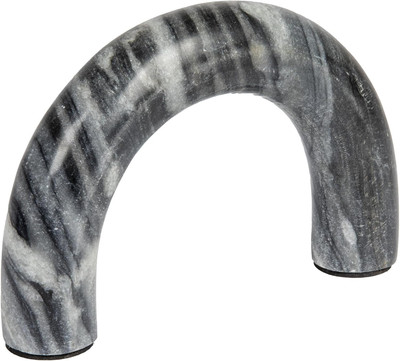 Creative Co-Op Marble Arch Accent Decor, Grey Gray -image