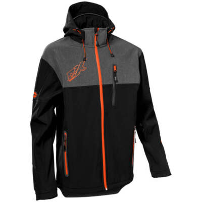 Castle X Barrier G3 Tri-Lam Mid-Layer Jacket - Orange/Black-image