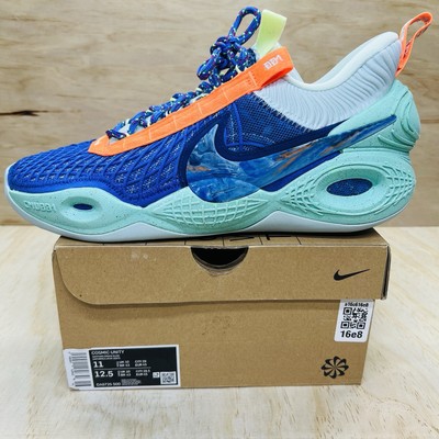 NEW sz 11 Nike Cosmic Unity DS Basketball Sapphire Green Glow DA6725 500-image