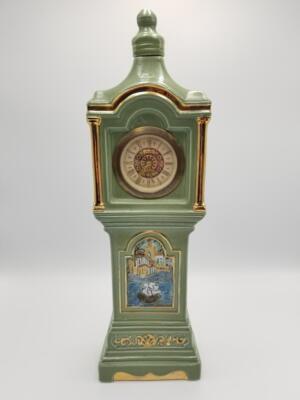 Vintage 1970 McCormick Bourbon Whiskey Clock Tower Decanter Creative World Italy-image