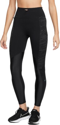 Women's Nike Dri-Fit Running Epic Luxe Black Orange Mid Rise M / XL DD6855-010-image