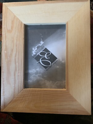 Unfinished  Wood Picture Frames (2) Essentials By Creative Co-op 7.5” X 9.5” New-image